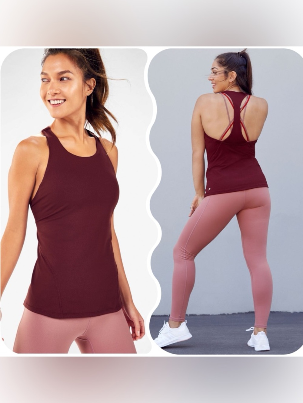 Fabletics Strappy Back Athletic Tank Top